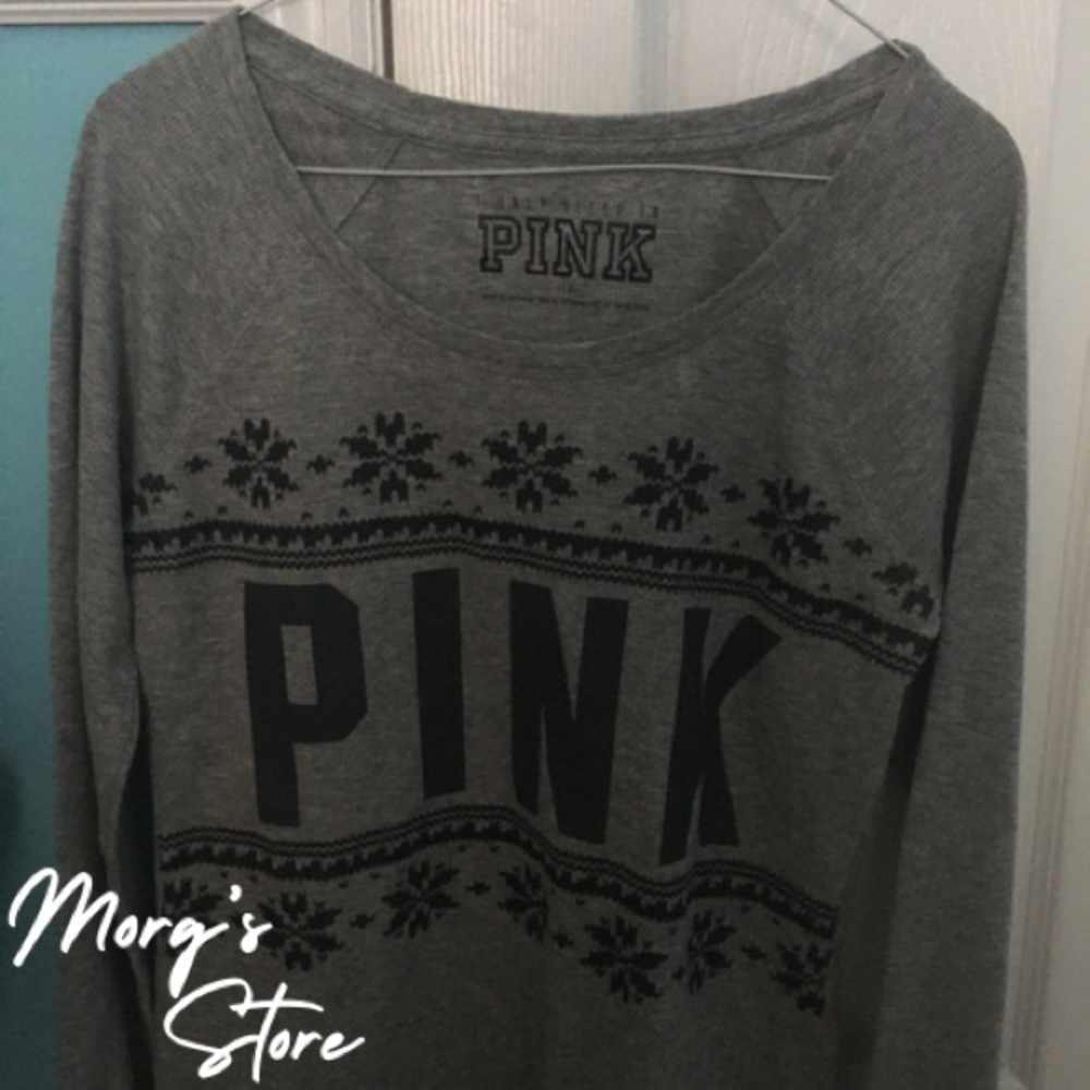 pink grey sweater design